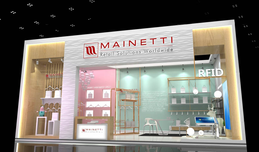 广州展台设计-MAINETTI-箱包皮具展台设计