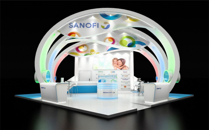 SANOFI-广州医药展展台设计